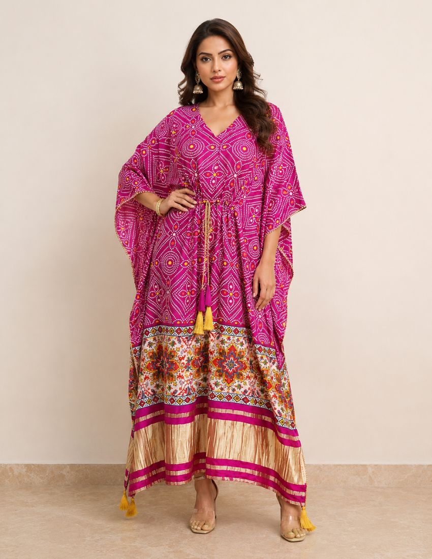 Rani Elegance Printed Kaftan