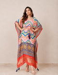 Multicolor Elegance Printed Kaftan