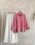 Light Pink Shirt and White Pant