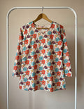 Coral Blossom Casual Top