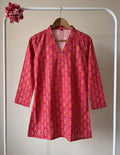 Ruby Pink Medallion Design Top