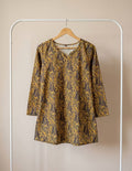 Mustard Gold Paisley Design Top