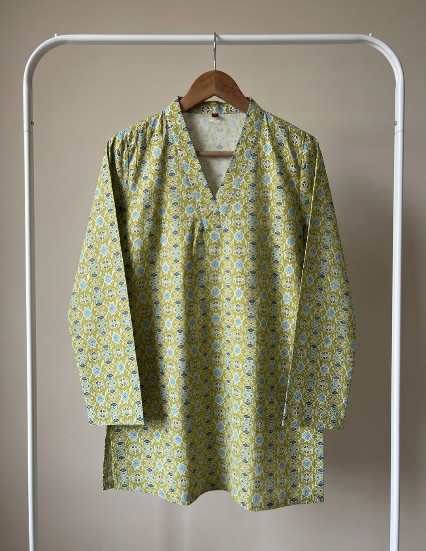 Pistachio Charm Printed Top