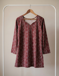 Winewood Botanical Printed Top