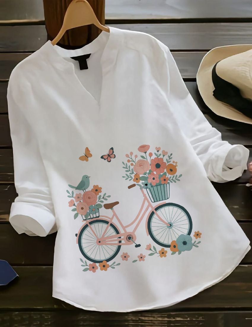 Women's Petal Pathway Bicycle Top