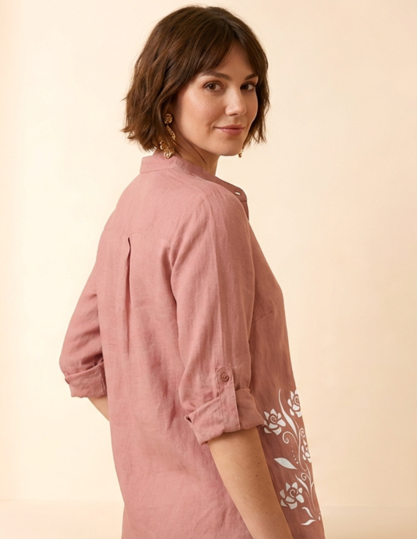 Rosewood Floral Printed Top