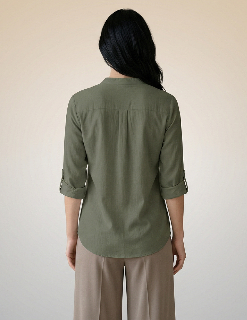 Grey Kitty Charm Printed Cute Top